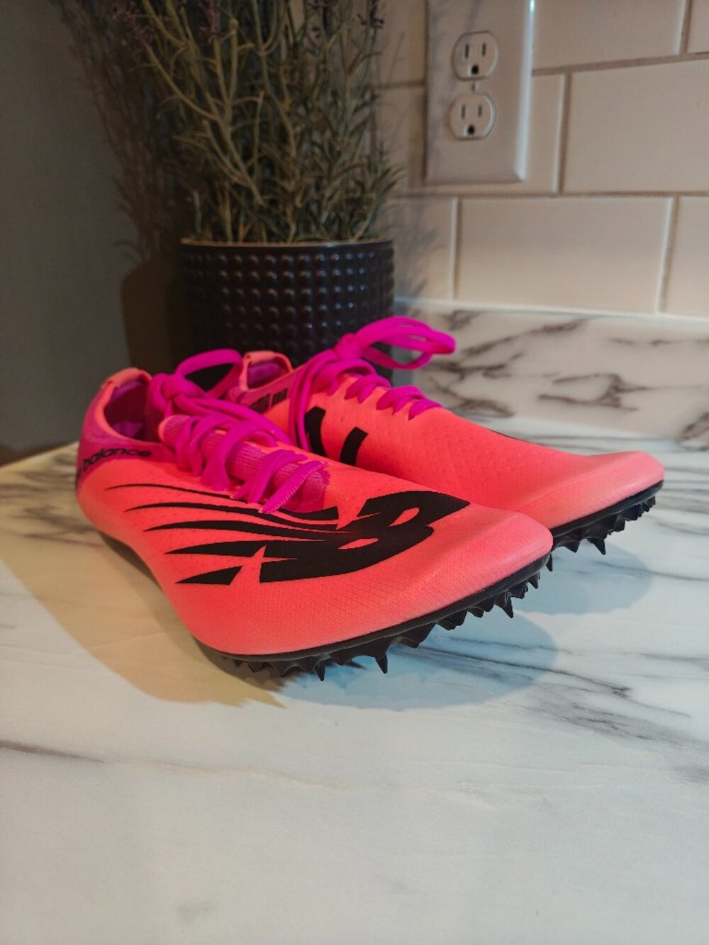 New Balance Sigma Aria Track Spikes – Pinkred / Rose Red Size 7.5 USDSGMAP